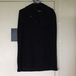 Wool Cape/poncho with collar